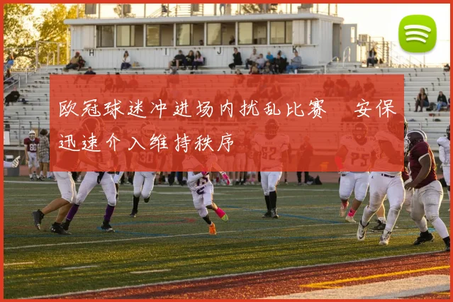 欧冠球迷冲进场内扰乱比赛 安保迅速介入维持秩序